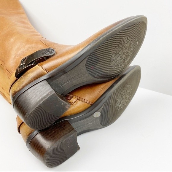 Vince Camuto Bedina Leather Knee High Riding Boots Size 5.5 - Picture 14 of 16